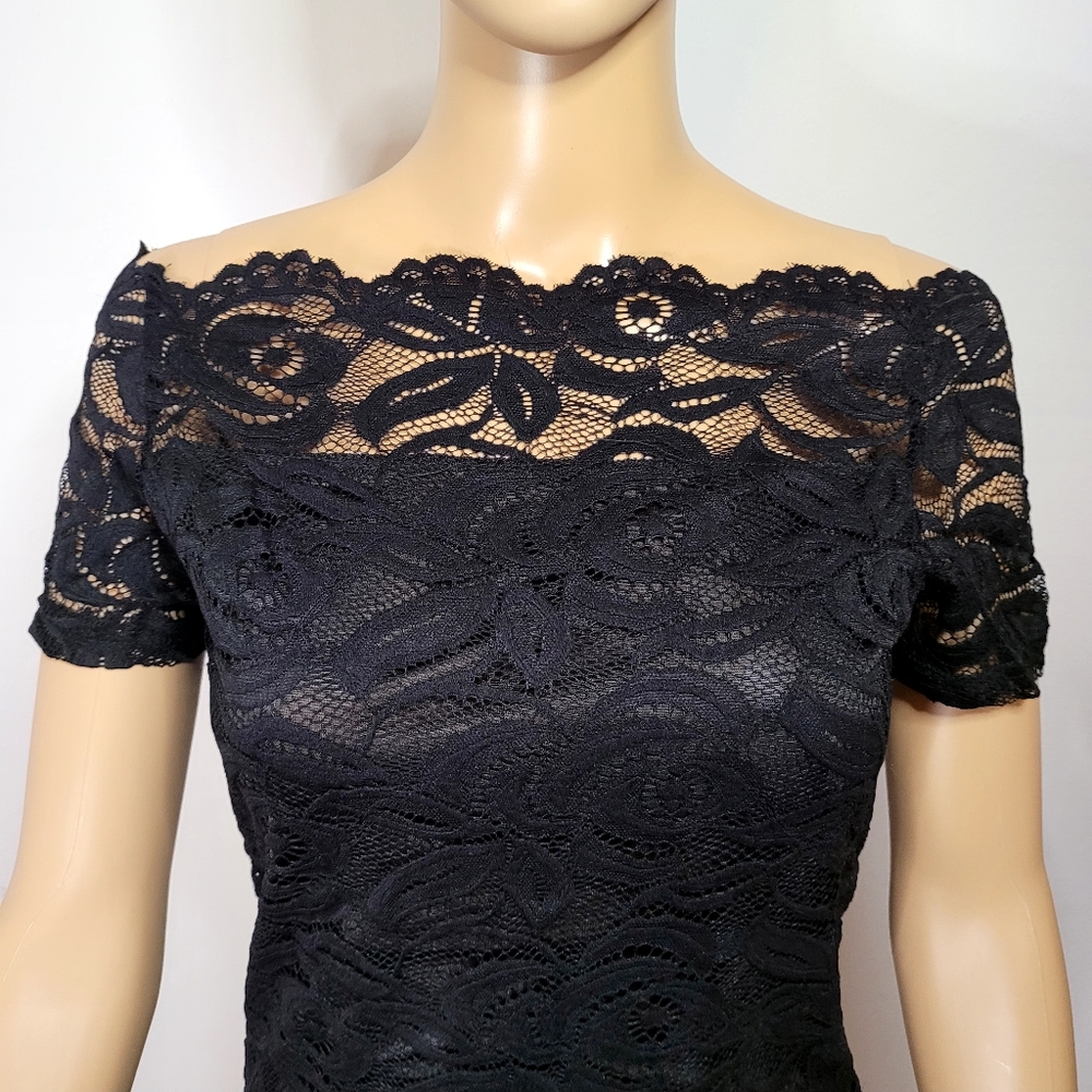 Floral Black short sleeved Top GAGAOPT -  Size M